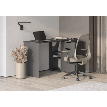 Стол письменный, арт.6-011110, графит (ГК) в Кировграде - kirovgrad.mebel-e96.ru