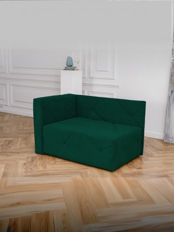 Диван 1010 изумруд, левый (BRENDOSS) в Кировграде - kirovgrad.mebel-e96.ru