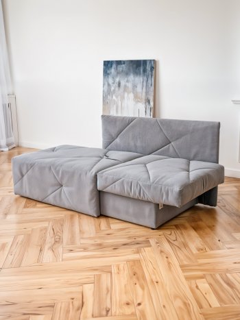 Диван 1010 серый, правый (BRENDOSS) в Кировграде - kirovgrad.mebel-e96.ru