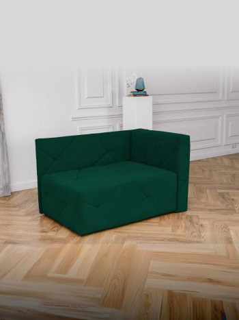 Диван 1010 изумруд, правый (BRENDOSS) в Кировграде - kirovgrad.mebel-e96.ru