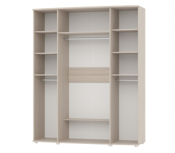 Шкаф 1800 мм 4-х дверный Амели ясень (ГК) в Кировграде - kirovgrad.mebel-e96.ru