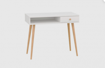 Стол письменный, арт.6-01101, белый (ГК) в Кировграде - kirovgrad.mebel-e96.ru