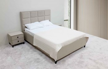 Кровать с подъемным механизмом Мега беж (Лин) в Кировграде - kirovgrad.mebel-e96.ru