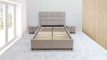 Кровать с подъемным механизмом Мега беж (Лин) в Кировграде - kirovgrad.mebel-e96.ru