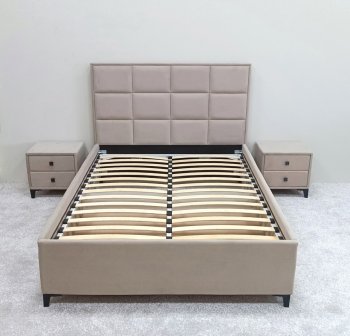 Кровать с подъемным механизмом Мега беж (Лин) в Кировграде - kirovgrad.mebel-e96.ru