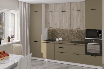 Кухонный гарнитур Альба экстра 3000 мм (Герда) в Кировграде - kirovgrad.mebel-e96.ru