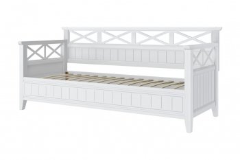 Кровать из массива Амелия белый античный (БМ) в Кировграде - kirovgrad.mebel-e96.ru