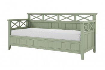 Кровать из массива Амелия зеленый самшит (БМ) в Кировграде - kirovgrad.mebel-e96.ru