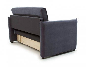 Диван Атика 125, велюр Ультра грей (темно-серый) (Аврора) в Кировграде - kirovgrad.mebel-e96.ru