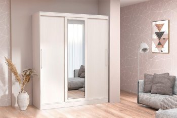 Шкаф-купе 1700 мм 3-х дверный с 1-м зеркалом (арт. 012) бодега (Диал) в Кировграде - kirovgrad.mebel-e96.ru