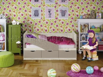 Кровать Бабочки Шарли мокко (Миф) в Кировграде - kirovgrad.mebel-e96.ru