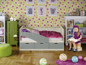 Кровать Бабочки Шарли бриз (Миф) в Кировграде - kirovgrad.mebel-e96.ru