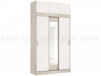 Шкаф-купе 1300 мм +антресоль Роджина крафт/кашемир (Миф) в Кировграде - kirovgrad.mebel-e96.ru