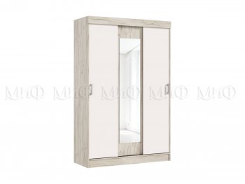 Шкаф-купе Бася 1300 мм крафт/кашемир (Миф) в Кировграде - kirovgrad.mebel-e96.ru | фото