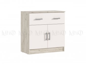Комод 1 ящик 2 двери Бася крафт/кашемир (Миф) в Кировграде - kirovgrad.mebel-e96.ru