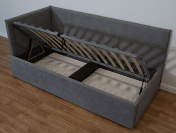 Диван-кровать Бенто с ПМ, велюр Маус (ДСВ) в Кировграде - kirovgrad.mebel-e96.ru