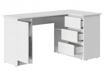 Стол письменный угловой Бостон лайт СП-003 белый (Стиль) в Кировграде - kirovgrad.mebel-e96.ru