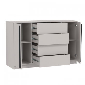 Комод 67.11 Брандо ЛДСП New кашемир (Олмеко) в Кировграде - kirovgrad.mebel-e96.ru