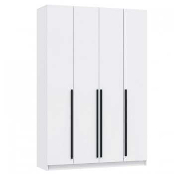 Шкаф 1600 мм 67.13 Брандо ЛДСП белый (высота 2400) (Олмеко) в Кировграде - kirovgrad.mebel-e96.ru