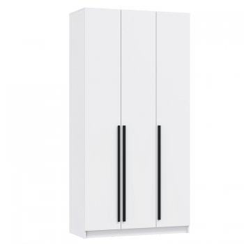 Шкаф 1200 мм 67.12 Брандо ЛДСП Белый (высота 2400) (Олмеко) в Кировграде - kirovgrad.mebel-e96.ru