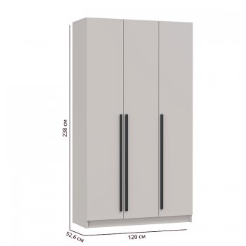 Шкаф 1200 мм 67.12 Брандо ЛДСП Кашемир (высота 2400) (Олмеко) в Кировграде - kirovgrad.mebel-e96.ru