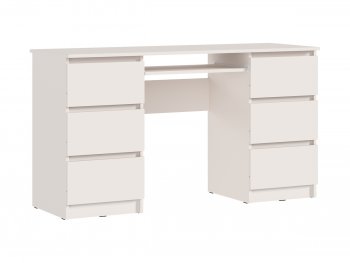 Письменный стол Челси 6 ящиков кашемир (Миф) в Кировграде - kirovgrad.mebel-e96.ru