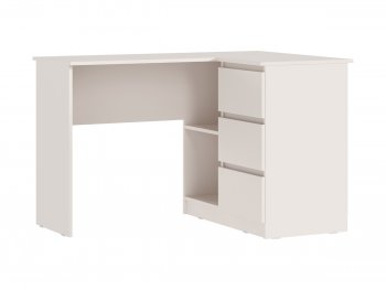 Письменный стол угловой + Стеллаж Челси кашемир (Миф) в Кировграде - kirovgrad.mebel-e96.ru