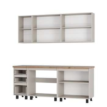 Кухонный гарнитур Честер 2000 мм кашемир (БТС) в Кировграде - kirovgrad.mebel-e96.ru