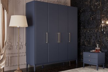 Шкаф 1954 мм Джали Тёмно-Лазурный (БМ) в Кировграде - kirovgrad.mebel-e96.ru