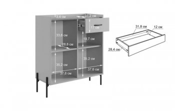 Стенка Доминика К3 (Мебельсон) в Кировграде - kirovgrad.mebel-e96.ru