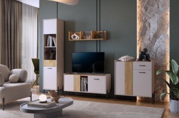 Стенка Доминика модульная  (Мебельсон) в Кировграде - kirovgrad.mebel-e96.ru