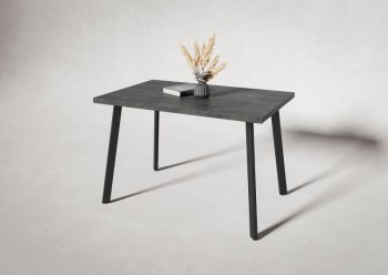 Стол нераздв. Дублин 32 КРАФТ В2, ЛДСП Цемент темный (Вудман) в Кировграде - kirovgrad.mebel-e96.ru