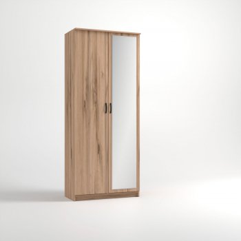 Шкаф 960 мм 2-х ств. «Дуэт Люкс» с зеркалом (Эко) в Кировграде - kirovgrad.mebel-e96.ru