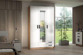 Шкаф 1200 мм Эконом с зеркалом (Зарон) в Кировграде - kirovgrad.mebel-e96.ru