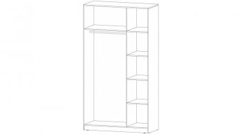 Шкаф 1200 мм Элегант Белый (Лин) в Кировграде - kirovgrad.mebel-e96.ru