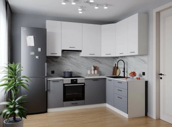 Угловой кухонный гарнитур Элеганция 2200*1600 мм Sanvut в Кировграде - kirovgrad.mebel-e96.ru