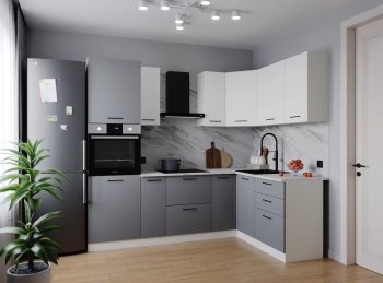 Угловой кухонный гарнитур Элеганция 2400*1600 мм Sanvut в Кировграде - kirovgrad.mebel-e96.ru