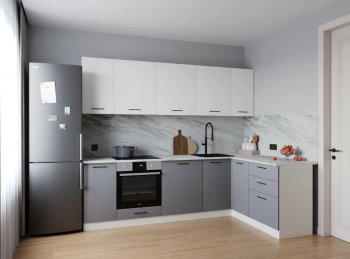 Угловой кухонный гарнитур Элеганция 2600*1600 мм Sanvut в Кировграде - kirovgrad.mebel-e96.ru