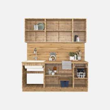 КУхонный гарнитур Эстетик 1800 мм порт-ройал (Сурская) в Кировграде - kirovgrad.mebel-e96.ru