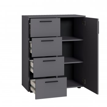 Комод Эйр 16.241 графит (Моби) в Кировграде - kirovgrad.mebel-e96.ru
