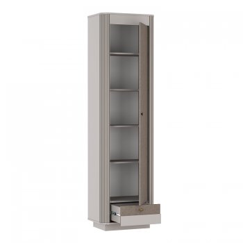 Шкаф пенал 34.30 Фантазия кашемир (Олмеко) в Кировграде - kirovgrad.mebel-e96.ru