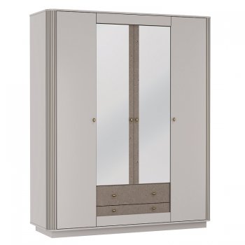 Шкаф 1700 мм Фантазия 34.01 кашемир (Олмеко) в Кировграде - kirovgrad.mebel-e96.ru | фото