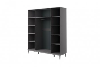 Шкаф распашной 1954 мм ШР-4 антрацит (БМ) в Кировграде - kirovgrad.mebel-e96.ru