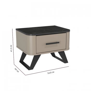 Тумба прикроватная 76.07 Фиделия (Олмеко) в Кировграде - kirovgrad.mebel-e96.ru