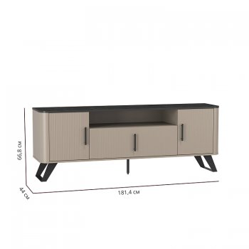 Тумба для ТВ 76.05 Фиделия (Олмеко) в Кировграде - kirovgrad.mebel-e96.ru