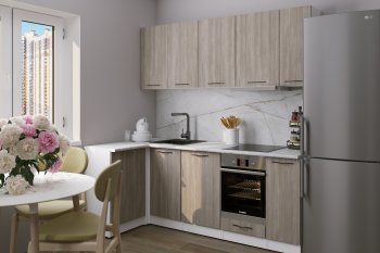 Угловой кухонный гарнитур Фьюджи прайм 400 1100*2000 мм (Герда) в Кировграде - kirovgrad.mebel-e96.ru