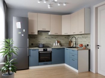 Угловой кухонный гарнитур Фьюжн 2200*1600 мм Sanvut в Кировграде - kirovgrad.mebel-e96.ru