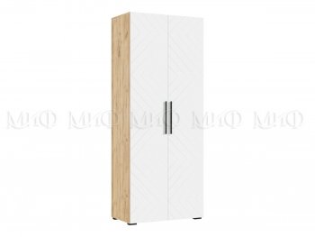 Спальный гарнитур Флэш крафт/белый, модульный (Миф) в Кировграде - kirovgrad.mebel-e96.ru