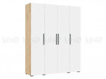 Спальный гарнитур Флэш крафт/белый, модульный (Миф) в Кировграде - kirovgrad.mebel-e96.ru