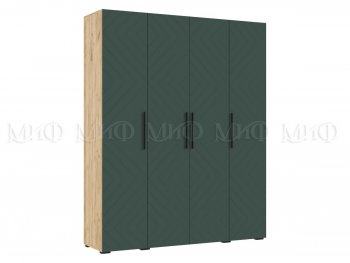 Спальный гарнитур Флэш крафт/грин, модульный (Миф) в Кировграде - kirovgrad.mebel-e96.ru